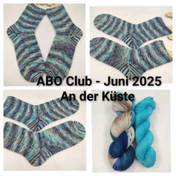 ABO Club für 3 Monate   *** Einöder Merino  Socke  *** Juli -  September  ( Extra Bestellen )